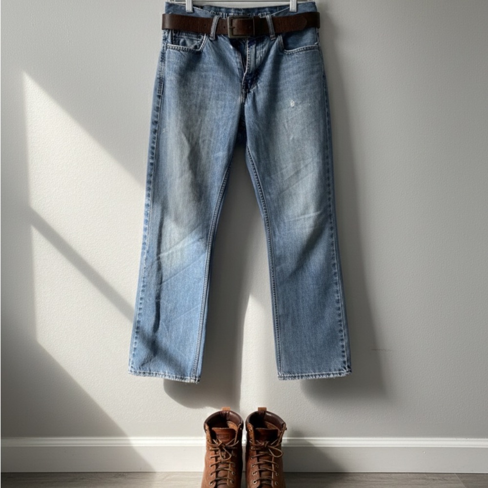 American Eagle Outfitters Light Blue Straight Jeans